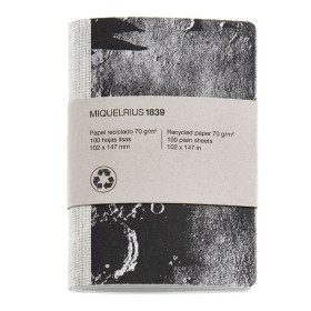 CARNET RECYCLE AGRAFE 8º 28F LISSE LUNEOB
