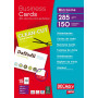 Pack 150 cartes visite 250g. BLANC 85X54