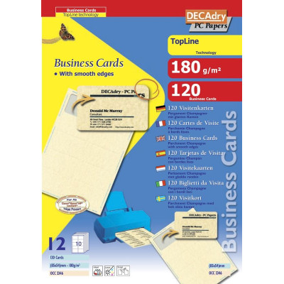 Pack 12x10 cartes 'BL' Parch. champ. CROB