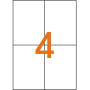 Pack 15x4 cartes 148.5x105mm  'BL' BLANC