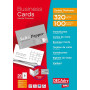 Pack 20x5 cartes visite - 2x 160g.     OB