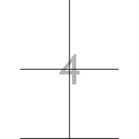 Pack 30 x 4 Etiquettesuettes (105x148.5mm)