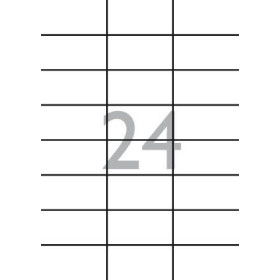Pack 30 x 24 Etiquettesuettes (70x37mm)