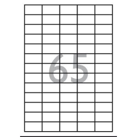Pack 30 x 65  Etiquettesuettes  (38.1x21.2mm)