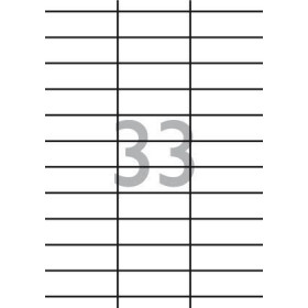Pack 30 x 33 Etiquettesuettes (70x25mm)