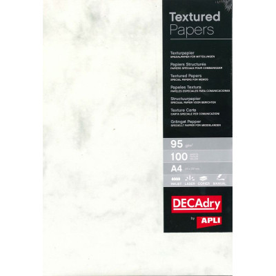 B.PAPIER STRUCTURE MARB.GRIS 95GMS.100H