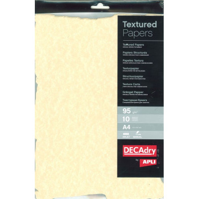 B.PAPER PRE-CUT CHAMPAGNE PARCH.95G.10F