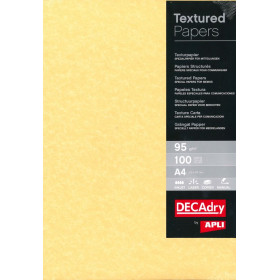 B.PARCHMENT TEXTURE PAPIER OR 95G.100F