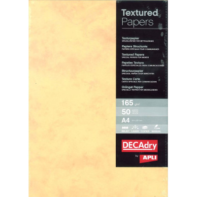 B.PAPIER STRUCTURE MARB D'OR 165G.50F