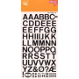 S. lettres transfert noir 18mm-1F      OB