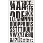 S. lettres transfert noir 24mm-1F