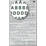 S. lettres&chiffres transf. noir 4mm-1F