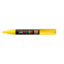 Uniball Posca trait extra fin1 mm pointe conique PC1MC jaune