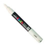 Uniball Posca trait extra fin1 mm pointe conique PC1MC blanc