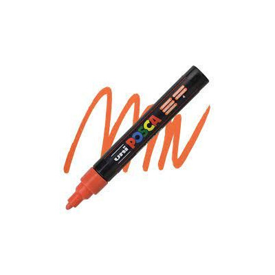 Uniball Posca trait moyen 2.5mm pointe conique PC5M orange