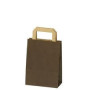 50 Sacs Kraft 22 x 10 x 29cm 80gr poignées plates chocolat