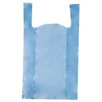 100 SACHETS BRETELLE BLEU  30 + 14 x 55 cm -
