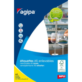 ETUI 1120Etiquettes A5 BLC ENLEV12X18