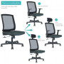 Fauteuil de bureau ALDER
