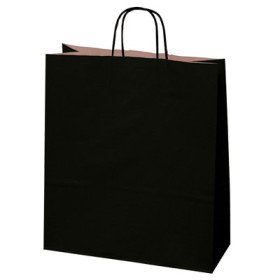 50 Sacs kraft 35 x 14 x H 45 cm noir