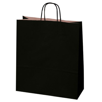 50 Sacs kraft 35 x 14 x H 45 cm noir
