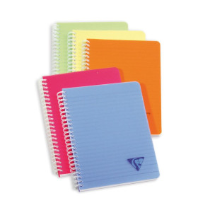 Linicolor carnet reliure intégrale 14,8x21cm 180p ligné assortiment FRESH