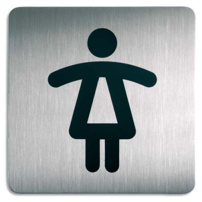 DUR PLAQ PICTO CARR WC FEMMES -4956-23 - SG172B