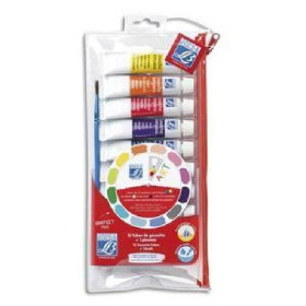 LFB TROUSSE 10 TUBE GOUACHE 10ML 807570