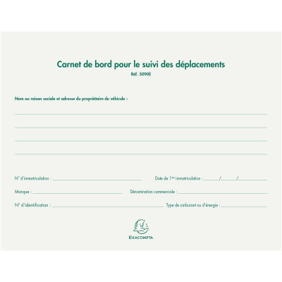 Carnet Suivi des déplacements
