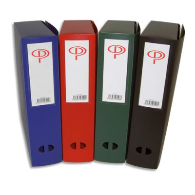 PRG BOITE CLASSEMENT DOS 8CM PP ASSORTIS