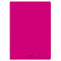 C9 Cahier21x29,7cm 96 pages 90g grands carreaux Séyès. Polypropylène Rose