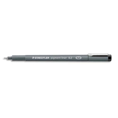 STAEDTLER Feutre à pigment, noir, largeur du tracé: 0,2 mm 308 02-9