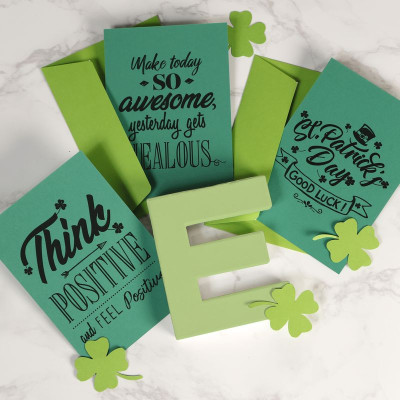 Paquet de 20 enveloppes Pollen 114x162 vert menthe