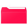 Paquet de 20 enveloppes Pollen 110x220 rouge groseille