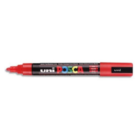 Uniball Posca Marqueur peinture encre rouge à pigmentation et base eau pointe mo