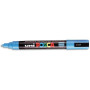Unibal Posca Marqueur peinture encre bleu clair à pigmentation et base eau pte m