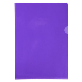 SACH 10 POCHETTES COINS  PVC VIOLET