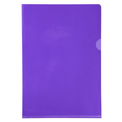 SACH 10 POCHETTES COINS  PVC VIOLET