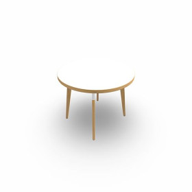 EVASION TABLE BASSE H48 X DIAM 60 CM MELA DECOR MG PIETEMENT ZO