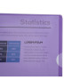 SACH 10 POCHETTES COINS  PVC VIOLET