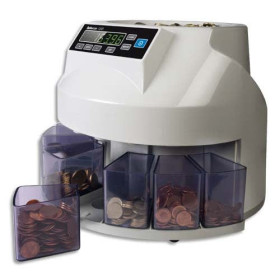 Safescan Compteuse trieuse pièces Euro Safescan 1250 gris blanc