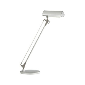 Lampe de bureau Solaris en acier laqué aluminium