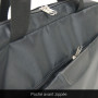 Sacoche Ordinateur 15.6 Porte Document Imperméable Multipoches Nylon Noir