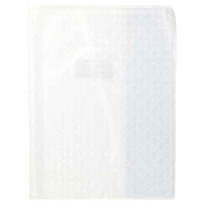 Protège-cahier Grain Losange 18/100ème 17x22 incolore + porte étiquette
