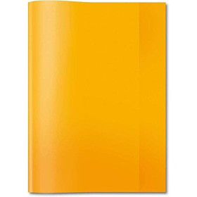 HERMA Protège-cahiers, format A4, en PP, orange transparent