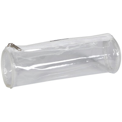 FANTAISIE Trousse ronde transparente Ø7x22cm