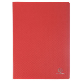 PORTE-VUES PP A4 160 VUES Rouge