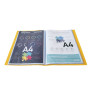 PORTE-VUES PP A4 200 VUES JAUNE