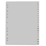PRG INTERC ALPHA 20T A4 PP BLANC 901607