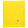 Koverbook piqué polypro transparent Jaune 17x22cm 96p séyès